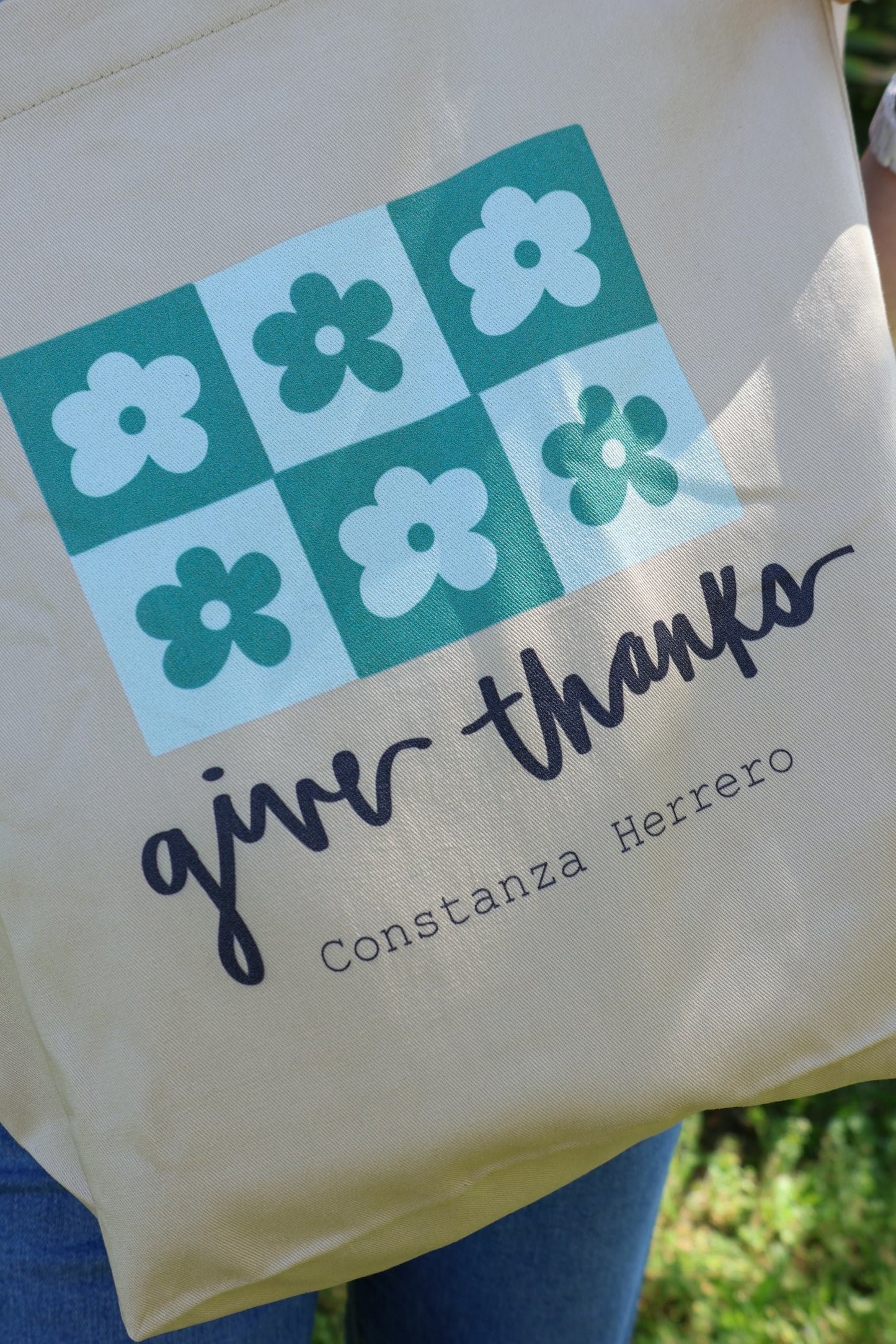 Give Thanks (Green) - Eco Tote Bag